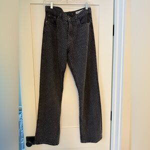 Zara Size 6 Black Bedazzled Jeans